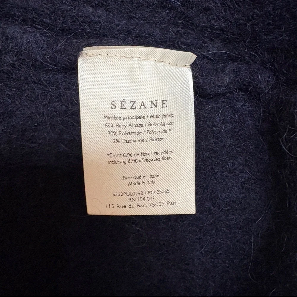 NWT Sezane Sweater Otis Jumper, Alpaca, XXXL - Picture 7 of 12